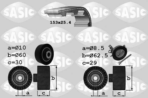 Sasic 1750029 - Комплект ременя ГРМ autozip.com.ua