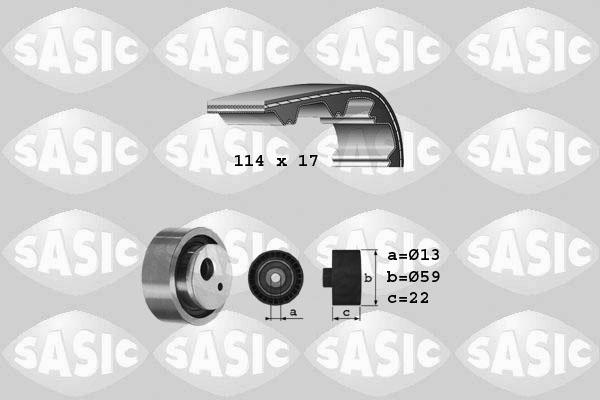 Sasic 1750024 - Комплект ременя ГРМ autozip.com.ua
