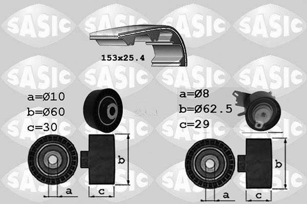 Sasic 1750028 - Комплект ременя ГРМ autozip.com.ua