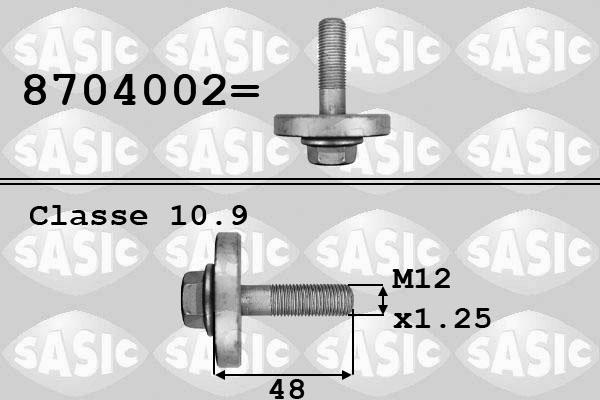 Sasic 8704002 - Болт шківа autozip.com.ua