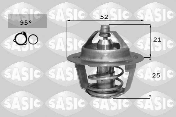 Sasic 3304035 - Термостат, охолоджуюча рідина autozip.com.ua