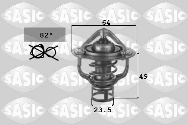 Sasic 3306044 - Термостат, охолоджуюча рідина autozip.com.ua