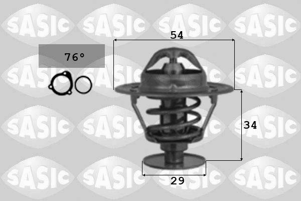 Sasic 3306040 - Термостат, охолоджуюча рідина autozip.com.ua