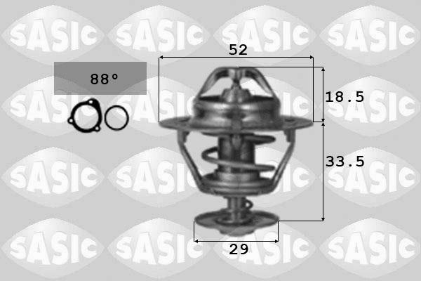 Sasic 3306064 - Термостат, охолоджуюча рідина autozip.com.ua