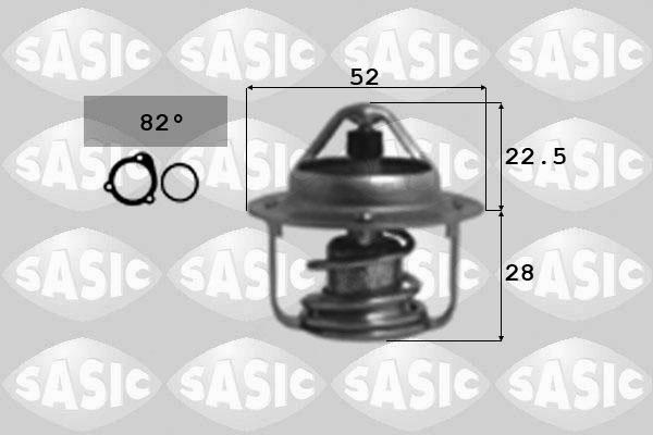 Sasic 3306062 - Термостат, охолоджуюча рідина autozip.com.ua