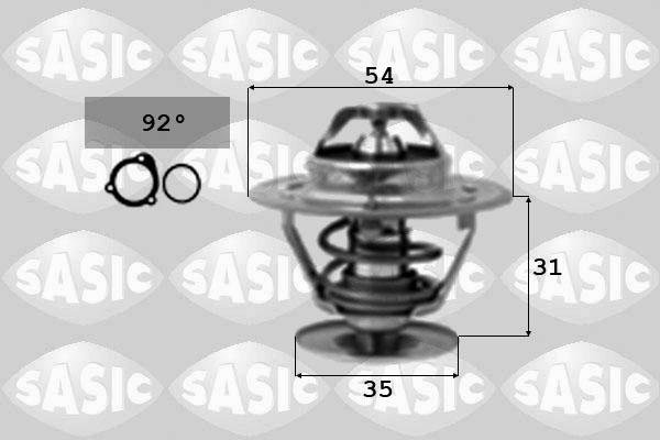 Sasic 3306067 - Термостат, охолоджуюча рідина autozip.com.ua