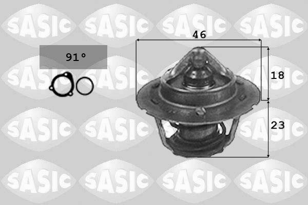 Sasic 3306007 - Термостат, охолоджуюча рідина autozip.com.ua