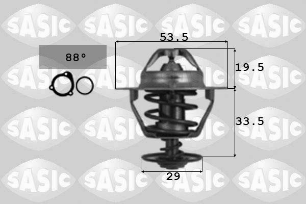 Sasic 3306038 - Термостат, охолоджуюча рідина autozip.com.ua