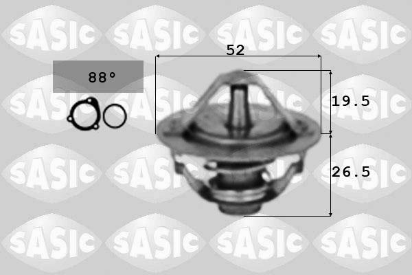 Sasic 3306032 - Термостат, охолоджуюча рідина autozip.com.ua