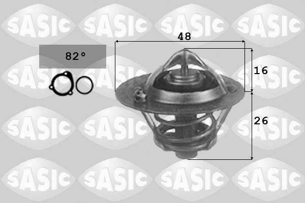 Sasic 3306025 - Термостат, охолоджуюча рідина autozip.com.ua