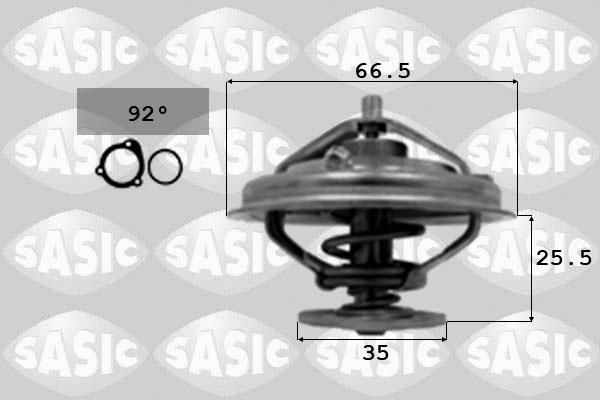 Sasic 3306075 - Термостат, охолоджуюча рідина autozip.com.ua