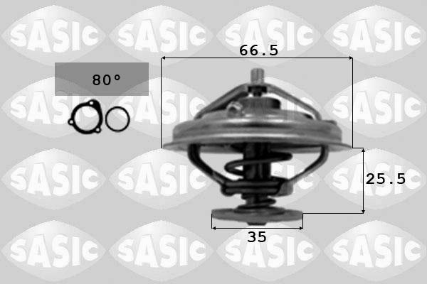 Sasic 3306070 - Термостат, охолоджуюча рідина autozip.com.ua