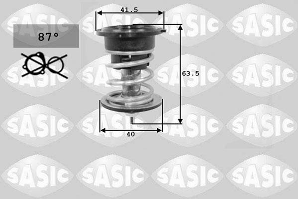 Sasic 3306108 - Термостат, охолоджуюча рідина autozip.com.ua