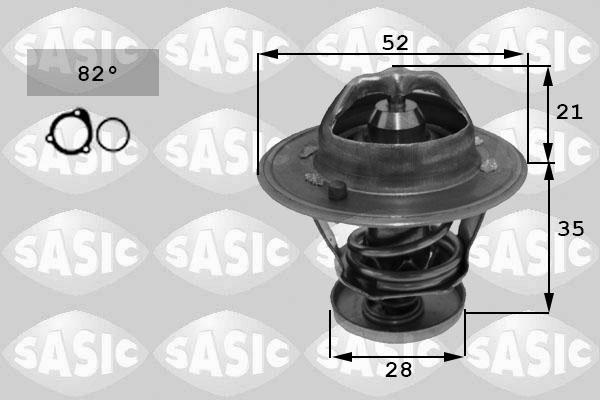 Sasic 3306139 - Термостат, охолоджуюча рідина autozip.com.ua