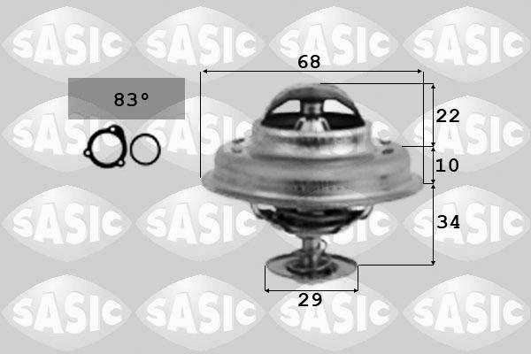 Sasic 3381251 - Термостат, охолоджуюча рідина autozip.com.ua