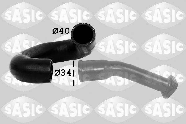 Sasic 3336353 - Трубка нагнітається повітря autozip.com.ua