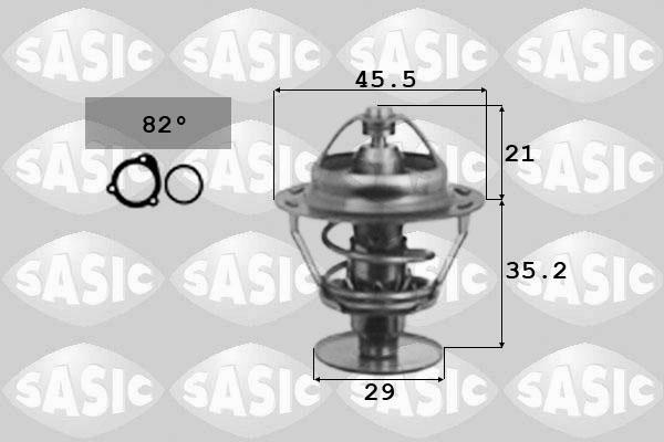 Sasic 3371541 - Термостат, охолоджуюча рідина autozip.com.ua