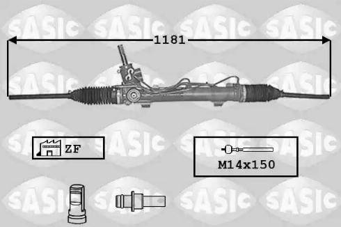 Sasic 7006095 - Рульовий механізм, рейка autozip.com.ua