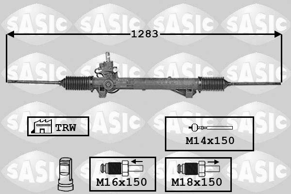 Sasic 7006093 - Рульовий механізм, рейка autozip.com.ua