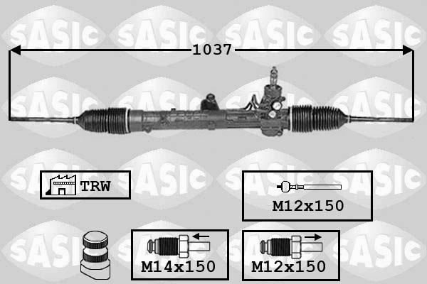 Sasic 7006058 - Рульовий механізм, рейка autozip.com.ua