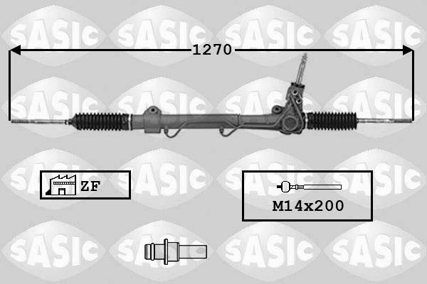 Sasic 7006063 - Рульовий механізм, рейка autozip.com.ua