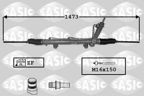 Sasic 7006062 - Рульовий механізм, рейка autozip.com.ua