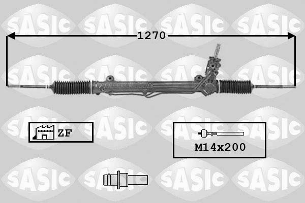 Sasic 7006067 - Рульовий механізм, рейка autozip.com.ua