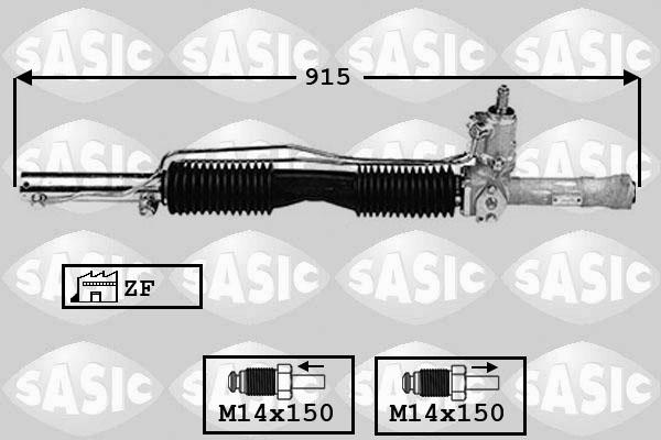 Sasic 7006000 - Рульовий механізм, рейка autozip.com.ua