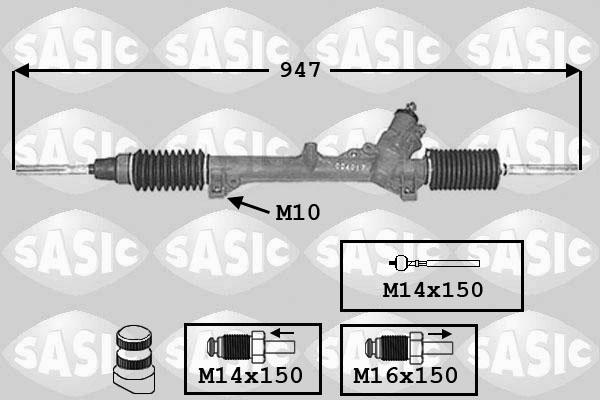 Sasic 7006084 - Рульовий механізм, рейка autozip.com.ua