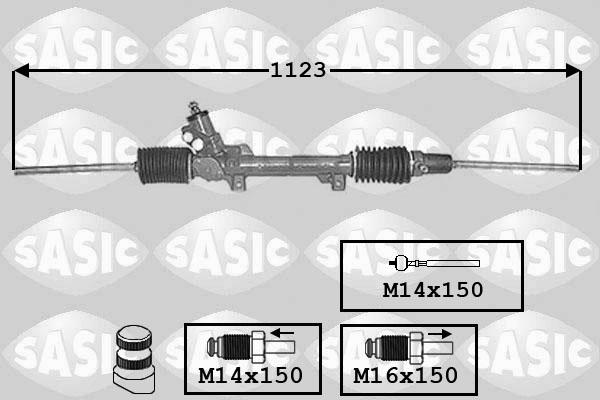 Sasic 7006085 - Рульовий механізм, рейка autozip.com.ua