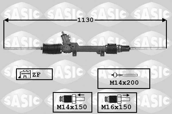Sasic 7006083 - Рульовий механізм, рейка autozip.com.ua