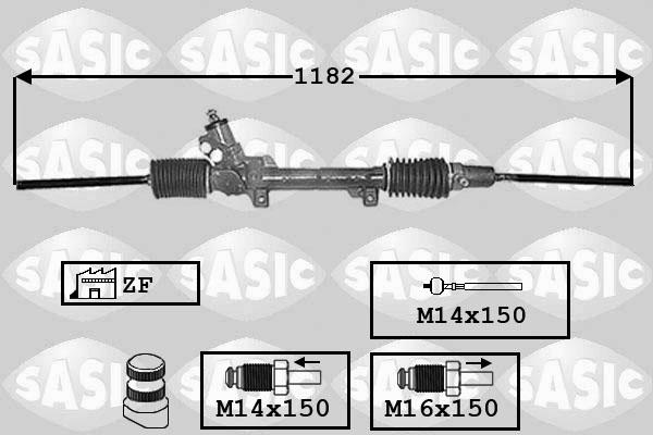 Sasic 7006035 - Рульовий механізм, рейка autozip.com.ua