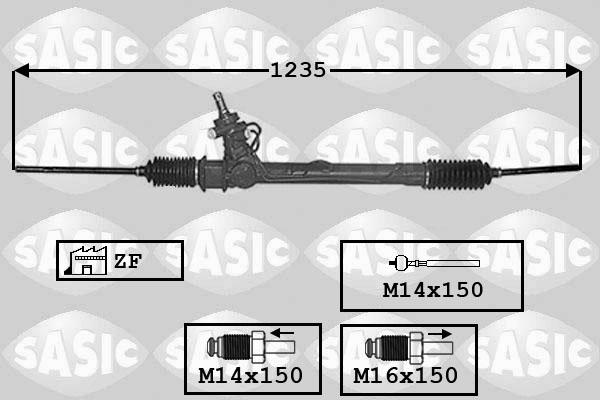 Sasic 7006079 - Рульовий механізм, рейка autozip.com.ua