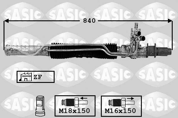 Sasic 7006075 - Рульовий механізм, рейка autozip.com.ua