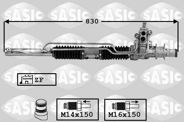 Sasic 7006072 - Рульовий механізм, рейка autozip.com.ua