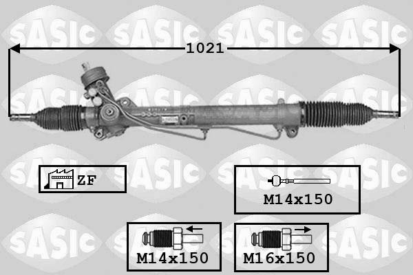 Sasic 7006141 - Рульовий механізм, рейка autozip.com.ua