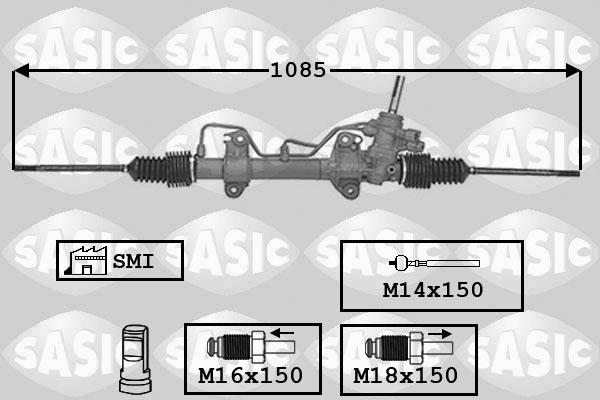 Sasic 7006119 - Рульовий механізм, рейка autozip.com.ua