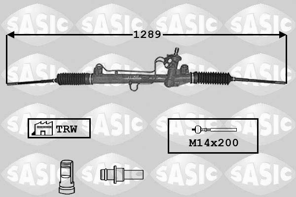 Sasic 7006175 - Рульовий механізм, рейка autozip.com.ua