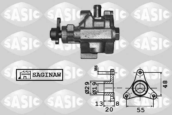 Sasic 7074006 - Гідравлічний насос, рульове управління, ГУР autozip.com.ua