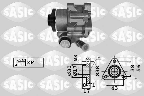 Sasic 7076058 - Гідравлічний насос, рульове управління, ГУР autozip.com.ua