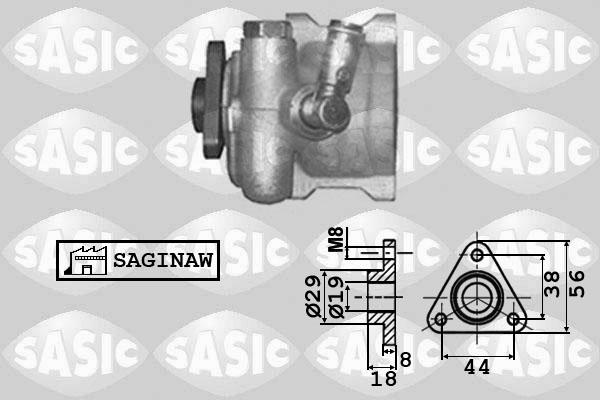 Sasic 7076007 - Гідравлічний насос, рульове управління, ГУР autozip.com.ua