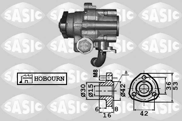 Sasic 7076035 - Гідравлічний насос, рульове управління, ГУР autozip.com.ua