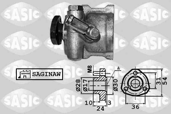 Sasic 7076030 - Гідравлічний насос, рульове управління, ГУР autozip.com.ua