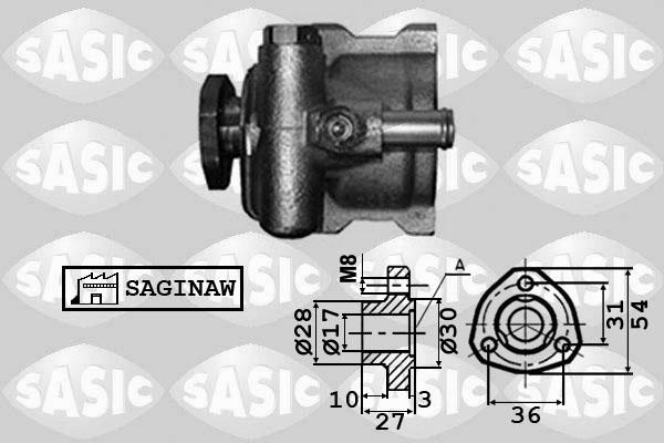 Sasic 7076029 - Гідравлічний насос, рульове управління, ГУР autozip.com.ua