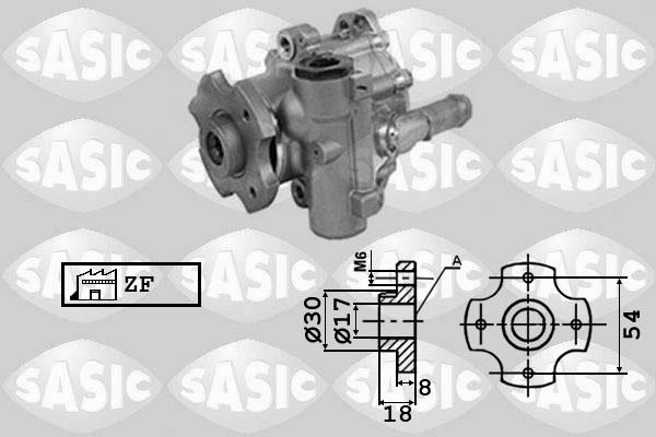 Sasic 7070063 - Гідравлічний насос, рульове управління, ГУР autozip.com.ua