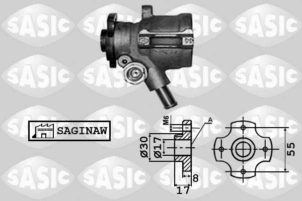 Sasic 7070032 - Гідравлічний насос, рульове управління, ГУР autozip.com.ua