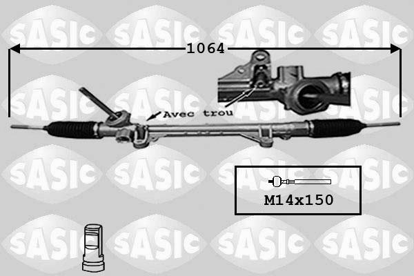 Sasic 7174030 - Рульовий механізм, рейка autozip.com.ua