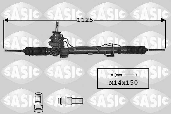 Sasic 7174020 - Рульовий механізм, рейка autozip.com.ua