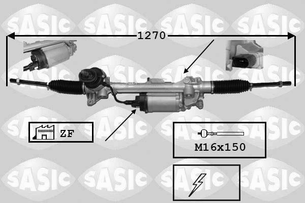 Sasic 7176043 - Рульовий механізм, рейка autozip.com.ua