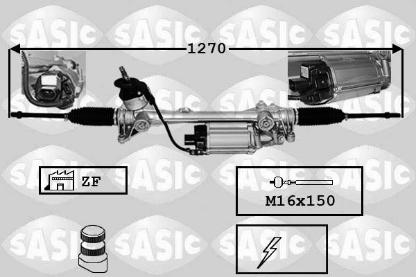 Sasic 7176065 - Рульовий механізм, рейка autozip.com.ua